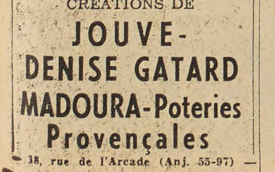 Denise Gatard : parcours, influences et histoire d’une céramiste décoratrice du XXe siècle