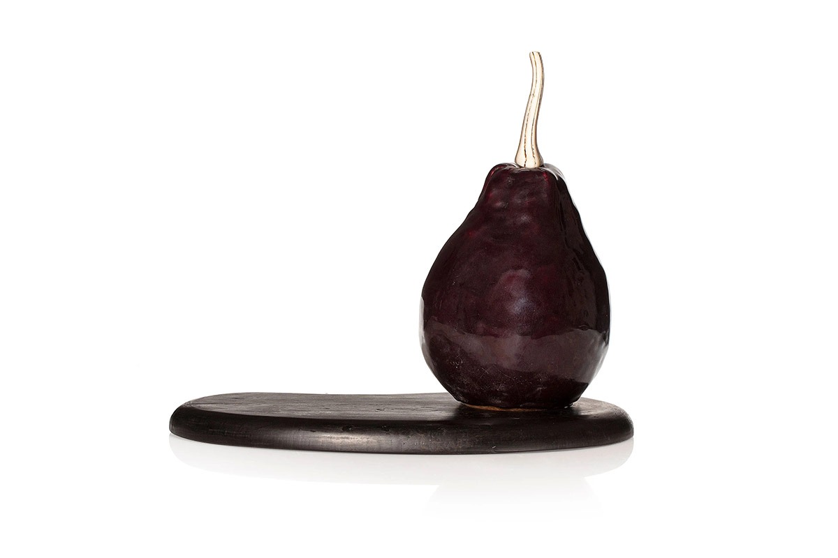 Ceramique vase poire henri-simmen