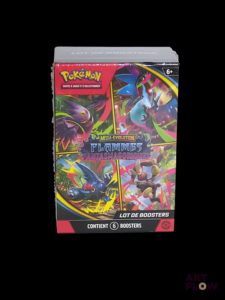 Bundle Pokemon scellée : lot de 6 boosters Série du bloc Mega Evolution : Flammes fantasmagoriques (ME02) En français