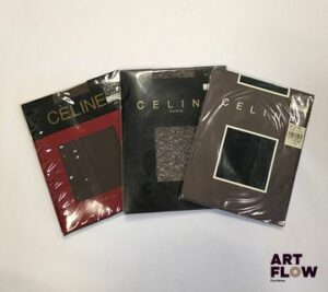 CELINE Ensemble de 3 collants Neufs dans leur emballage