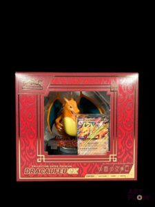 Coffret Collection Super Premium Dracaufeu EX Contenant une figurine, 10 boosters et 3 cartes promo Scellé En Français Neuf