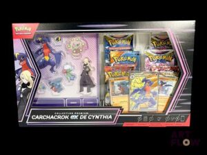 Coffret Pokemon Collection Premium Carchacrok Ex de Cynthia Scéllé En Français