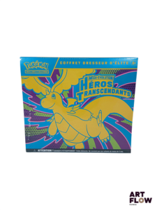 Coffret Pokémon - Elite Trainer Box (ETB) Série du bloc Méga-Evolution : Héros transcendants (ME2.5) Scellé et en Français - légers trous dans le scellage au dos (voir photos)