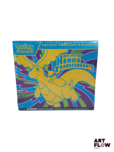 Coffret Pokémon - Elite Trainer Box (ETB) Série du bloc Méga-Evolution : Héros transcendants (ME2.5) Scellé et en Français - trou dans le scellage, sur côté droit (voir photos)
