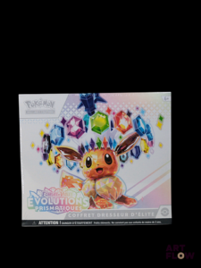 Coffret Pokémon scellé : Elite Trainer Box (ETB). Série du bloc Écarlate&Violet : Évolutions Prismatiques (EV 8.5). En français. Défauts de scellage (voir photos)