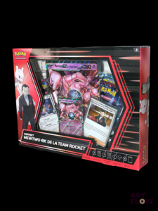 Coffret Pokémon scellé : Mewtwo ex de la Team Rocket En français Neuf : infime défaut sur le devant