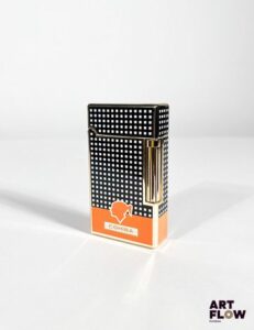 COHIBA Briquet zippo en métal doré et laqué. Dans son écrin Etat neuf