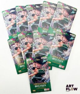 Ensemble de 10 boosters One Piece scellés Série OP12 "L'Héritage du Maître" En français