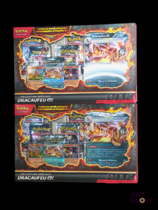 Ensemble de deux coffrets Pokémon scellés : Collection Spéciale Dracaufeu Ex Série du bloc Écarlate & Violet En français Neufs