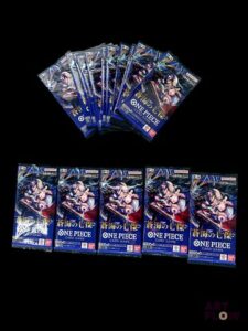 Ensemble One Piece comprenant 20 boosters de la série Les sept de la mer d'Azur OP14 Neuf Scellés En japonais
