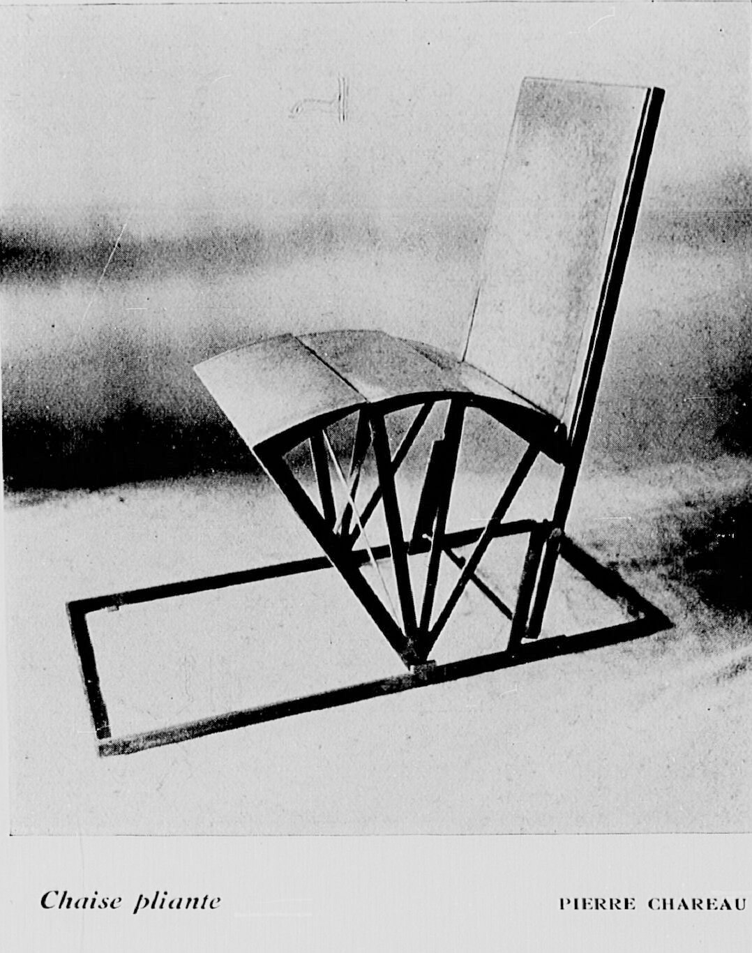 Chaise pliante Pierre Chareau