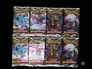 Réunion de 2 Artset Pokemon de 4 boosters chacun Série du bloc Épée et Bouclier : Origine perdue (EB11) Scellés Neufs En français