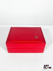 ROLEX Boîte numérotée 14.00.01 5 x 13 x 10 cm env. En l'état (usures, mécanisme accidenté)