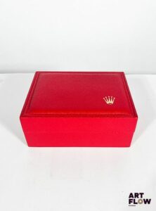 ROLEX Boîte numérotée 14.00.01 5,5 x 13 x 10 cm env En l'état (mécanisme d'ouverture accidenté notamment)