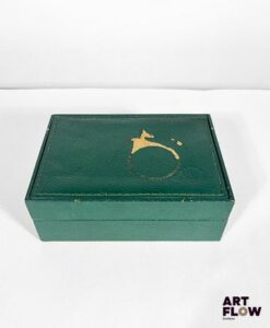 ROLEX Boîte numérotée 68.00.55 5 x 14 x 10 cm env. En l'état (importantes usures, manques, traces et taches)