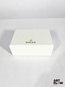 ROLEX Paire de jumelles de théâtre en métal partiellement laqué vert Un élément dévissé, à réparer