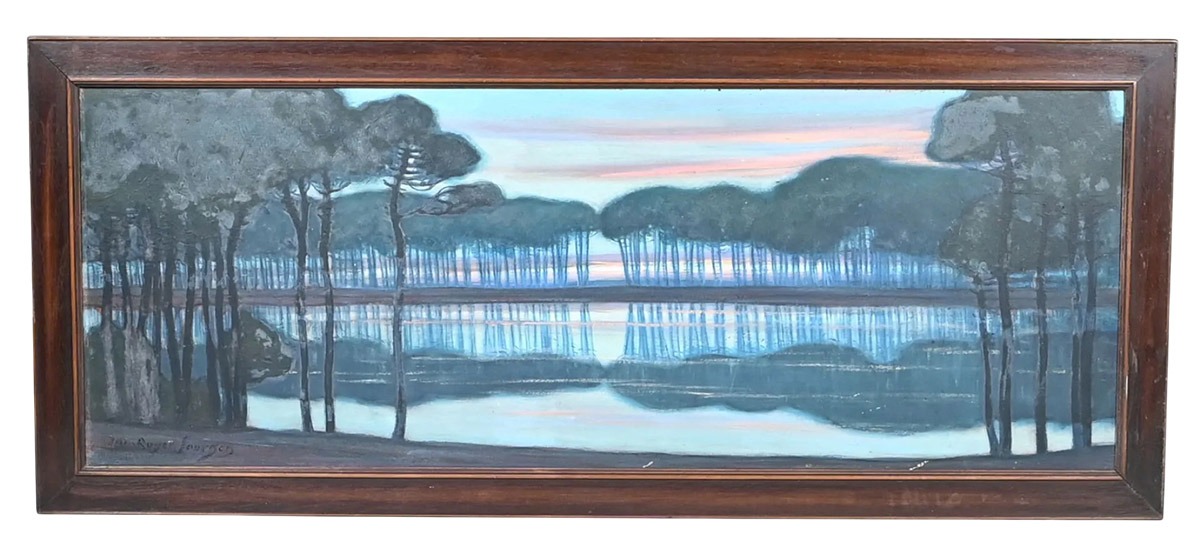 Bord de lac dans les Landes Jean-Roger Sourgen