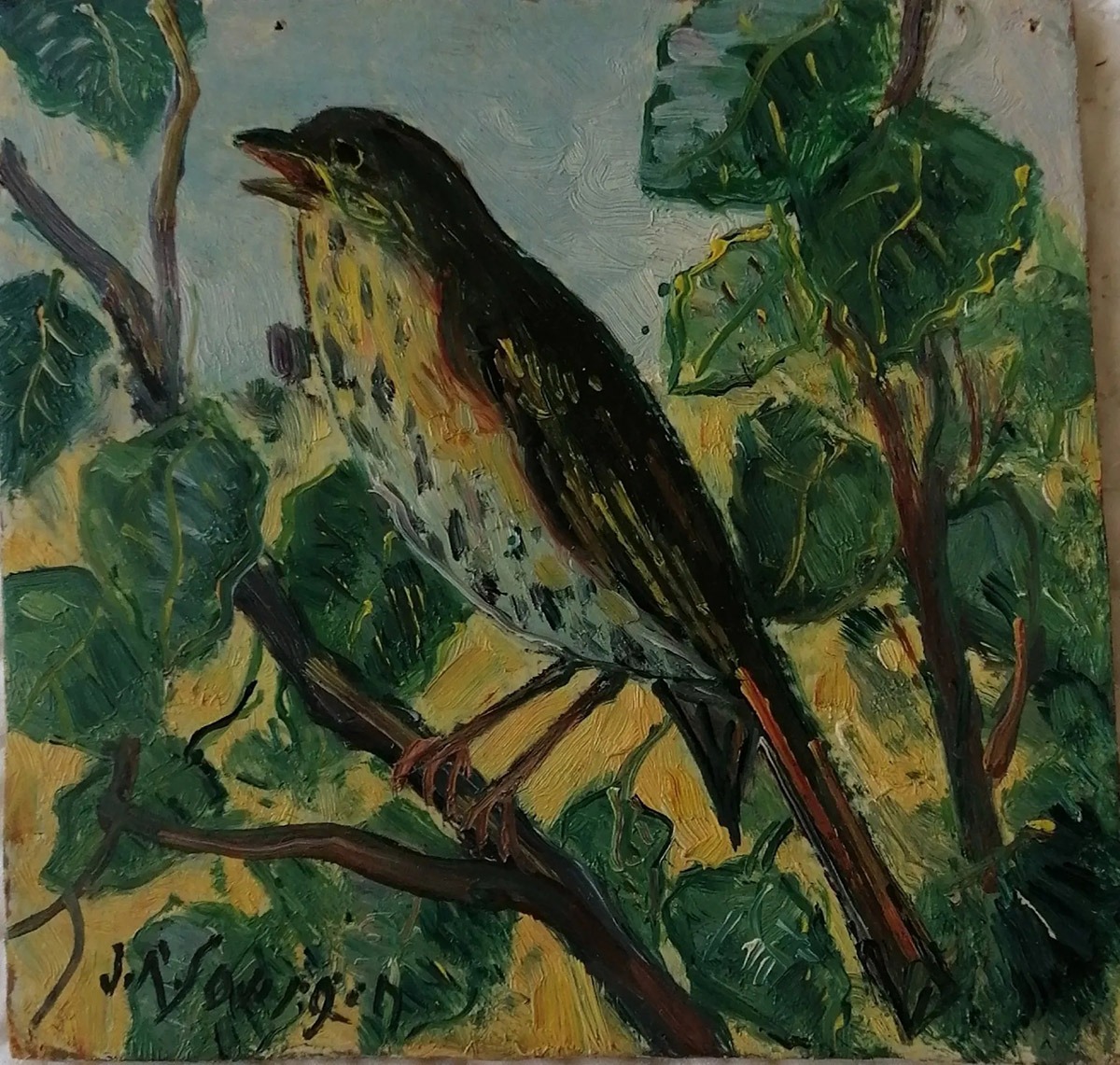 Oiseau chantant Jean-Roger Sourgen