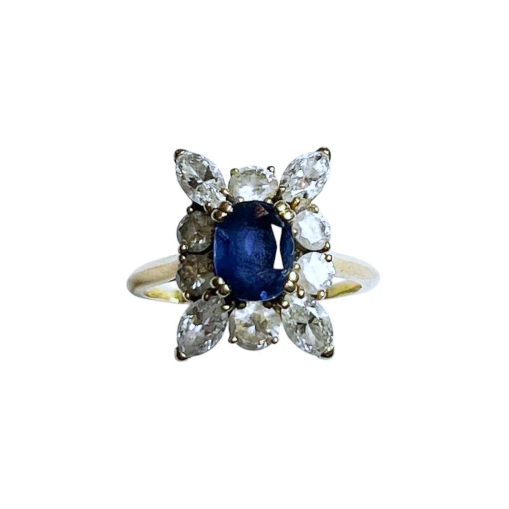 Bague cocktail saphir Bague cocktail saphir