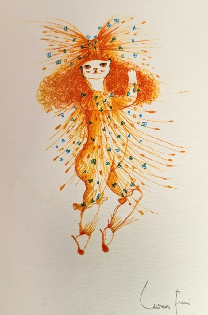 Fini, Leonor, La grande parade des chats 1, lithographie