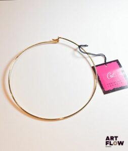 Attribué à Christian LACROIX Collier torque en métal doré