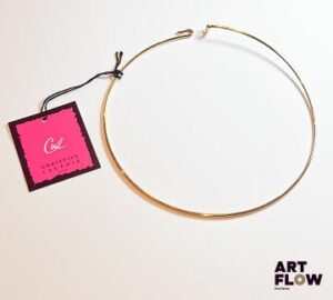 Attribué à Christian LACROIX Collier torque en métal doré