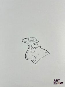 Bob l'Éponge (Spongeboy) d'après Stephen Hillenburg Patrick l’Étoile Dessin à la mine de plomb et encre noir représentant Patrick dormant Animé américain d’après la série Bob l’Éponge (SpongeBob SquarePants), créée par Stephen Hillenburg "Patrick l’Étoile est le meilleur ami de Bob l’Éponge. Étoile de mer rose à l’esprit simple et à l’humour absurde, il se distingue par sa naïveté, sa bonne humeur et ses répliques cultes. Malgré son manque de logique, il reste un personnage attachant et emblématique de Bikini Bottom." Dimensions : 24,5 x 35,5 cm - Ce lot chez vous partout en France métropolitaine à partir de 9,60 € - Ce lot chez vous partout en Europe à partir de 18,00 €
