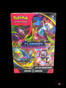 Bundle Pokemon scellée : lot de 6 boosters Série du bloc Mega Evolution : Flammes fantasmagoriques (ME02) En français Neuve, scellée