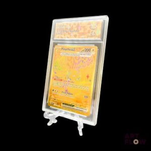 Carte Pokémon Gold Pikachu ex 179/131 gradée Collect Aura 9,5. Série du bloc Écarlate & Violet : Évolutions Prismatiques (EV8.5). Carte en état Mint + (Collect Aura 9,5). En français.