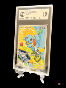 Carte Pokémon gradée Carapuce 039 – CCC Grading 10. Bloc Méga-Évolution, série Premiers Partenaires. Carte en état Mint (CCC Grading 10), En français.