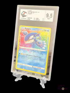 Carte Pokémon gradée Kyogre 021 - CCC Grading 9,5. Carte en état Near Mint (CCC Grading 9,5), en français.