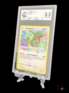 Carte Pokémon gradée Rayquaza 138 - CCC Grading 8,5. Carte en état Excellent (CCC Grading 8,5), en français.