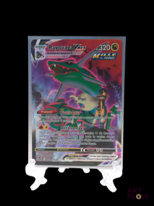Carte Pokémon : Rayquaza VMAX TG20/TG30 Série du bloc Epée et bouclier : Tempête argentée (EB12) En français Sous sleeve et top loader Etat near mint