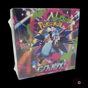 Coffret Pokémon scellé (shrink) : Display (30 boosters). Série du bloc Méga-Évolution japonais : Inferno X (M2). En japonais.