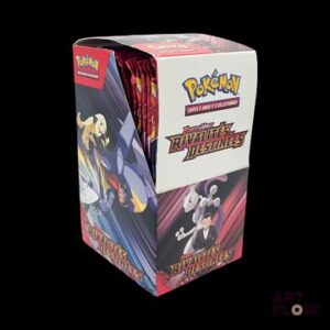 Demi-display Pokémon de 18 boosters Série du bloc Écarlate et violet : Rivalités destinées (EV10) Demi-display non scellée, boosters scellés En français