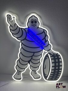 Enseigne lumineuse Michelin 60 x 45 cm env Fonctionnelle, fournie avec alimentation