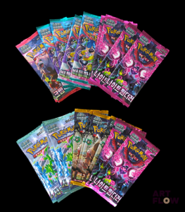 Ensemble comprenant 24 boosters Pokémon Séries diverses Neufs, scellés En coréen