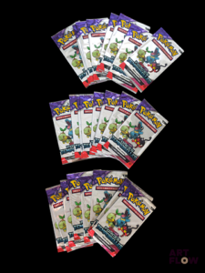 Ensemble comprenant 30 boosters Pack loisir scellés Série du bloc Ecarlate et violet : Forces temporelles (EV05) En français. Neufs scellés