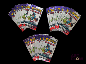 Ensemble comprenant 30 boosters Pack loisir scellés Série du bloc Ecarlate et violet : Forces temporelles (EV05) En français. Neufs scellés