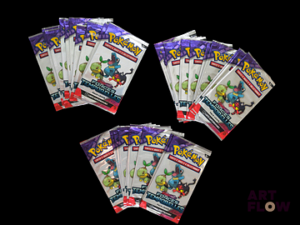 Ensemble comprenant 30 boosters Pack loisir scellés Série du bloc Ecarlate et violet : Forces temporelles (EV05) En français. Neufs scellés