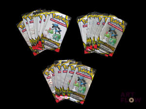 Ensemble comprenant 30 boosters Pack loisir scellés Série du bloc Méga-Evolution (ME01) En français. Neufs scellés
