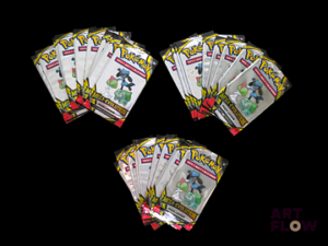 Ensemble comprenant 30 boosters Pack loisir scellés Série du bloc Méga-Evolution (ME01) En français. Neufs scellés