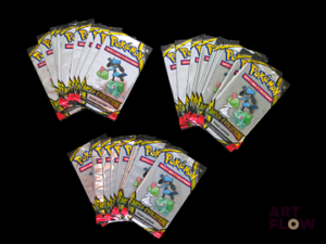 Ensemble comprenant 30 boosters Pack loisir scellés Série du bloc Méga-Evolution (ME01) En français. Neufs scellés