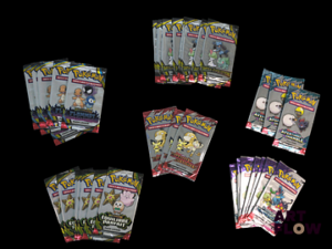 Ensemble comprenant 38 boosters loisir Pokémon Diverses séries En français Neufs, Scellés