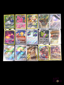 Ensemble de 15 cartes Pokémon - Alternative Rare. Séries diverses Certaines en double, triple et plus Cartes en état global near mint Sous sleeve En Français