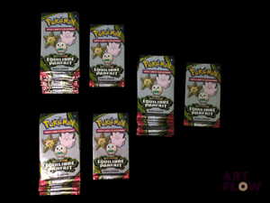 Ensemble de 50 boosters Pokémon pack loisir scellés Série du bloc Méga-Evolution : Equilibre parfait (ME03) En français Etat neuf