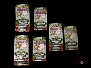 Ensemble de 50 boosters Pokémon pack loisir scellés Série du bloc Méga-Evolution : Equilibre parfait (ME03) En français Etat neuf