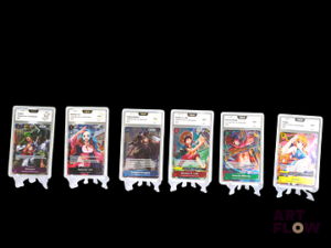Ensemble des 6 cartes Promotionelles One Pièce du 1er anniversaire toutes gradées en PCA 9,5