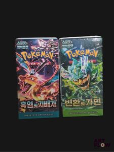 Lot de 2 bundles Pokemon : - SV3 - SV6 Neuves, scellage sans plastique pour l'une En coréen