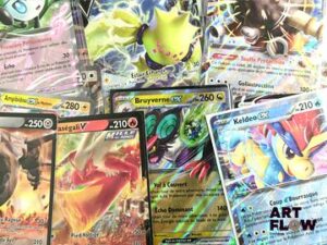 Lot d'environ 100 cartes Ultra Rares Diverses séries et raretés Contient des doubles En l'état